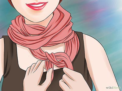 10 روش بستن شال مجیک اسکارف دور گردن